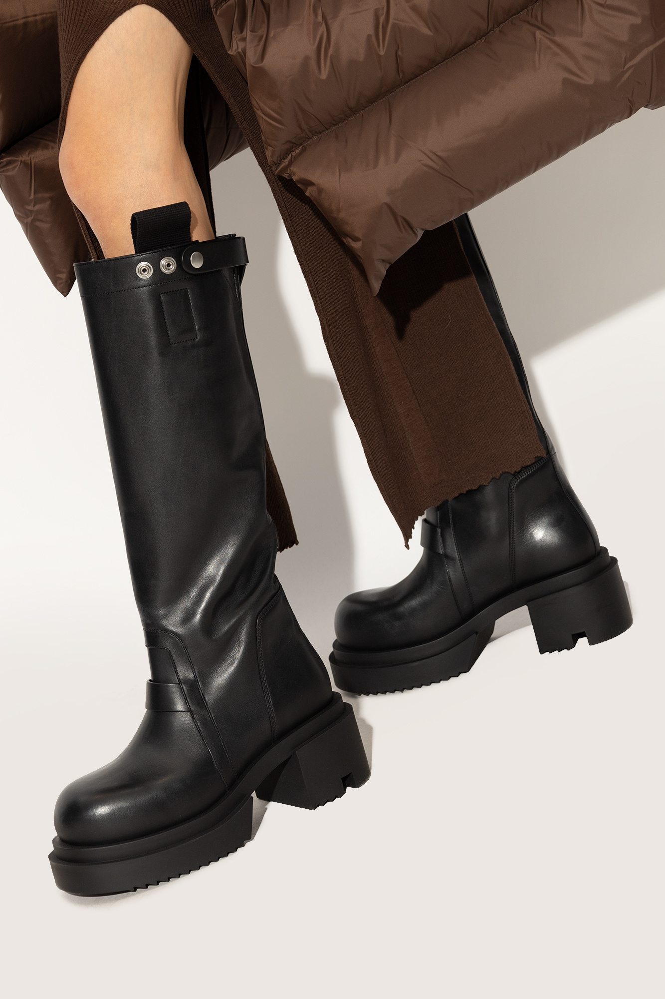 Rick owens discount leather boots